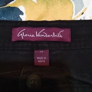 Gloria Vanderbilt Black Jeans 14